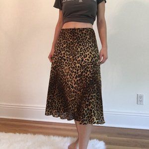 Leopard Print Midi Skirt Jones of New York